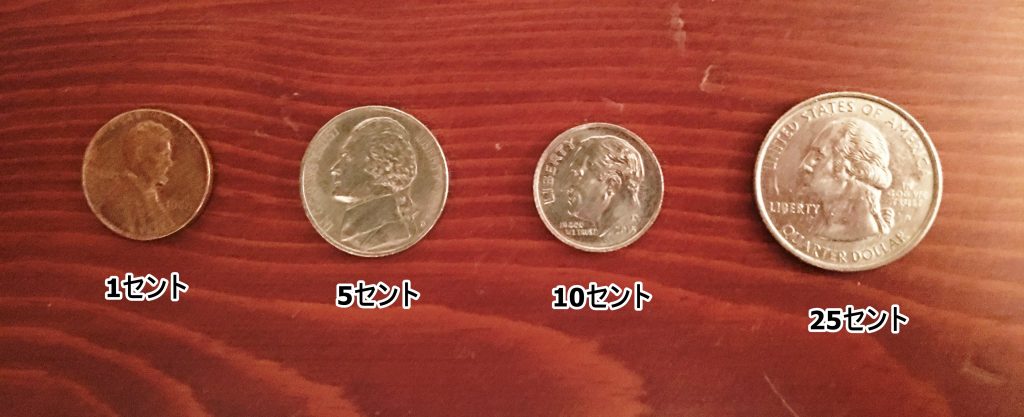 ドル セントの見分け方 特にコインの種類が分かりにくいという方 現実世界の記録